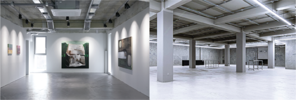 정면에서 왼쪽 스퀘어갤러리 