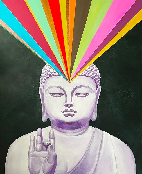 문득, 아크릴 물감, 116.8×91cm, 2024