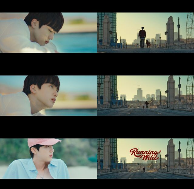 방탄소년단 진, 'Running Wild' 뮤비 티저. 사진=빅히트 뮤직