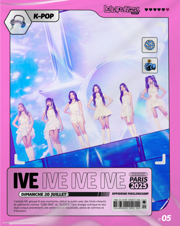 아이브__롤라팔루자 파리. 사진=룰라팔루자 공식 홈페이지