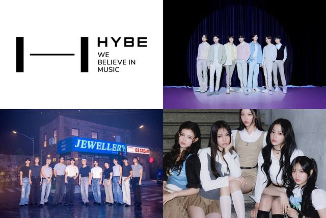 방탄소년단, 세븐틴, 뉴진스. 사진=하이브