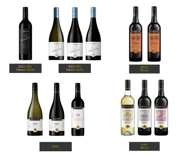 사진=하디스 와인 포트폴리오