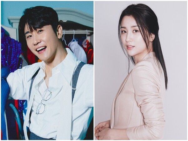 영탁과 박하선. 사진=각 소속사