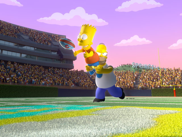 'The Simpsons Funday Football'. 사진=디즈니+