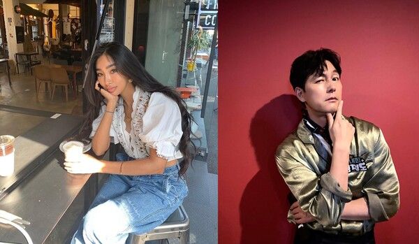 왼쪽부터 모델 문가비, 배우 정우성. 각 공식 인스타그램