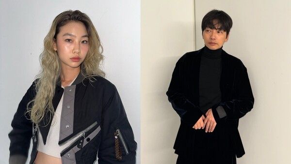 왼쪽부터 배우 정호연, 배우 이동휘. 각 공식 인스타그램