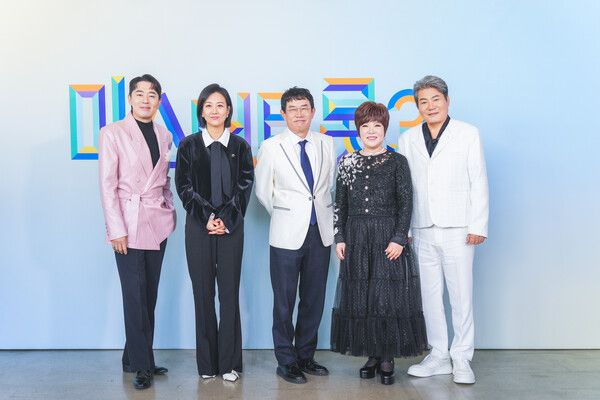 왼쪽부터 붐, 장윤정, 이경규, 김연자, 진성. 사진=TV조선