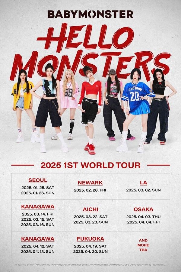 베이비몬스터. 사진=YG