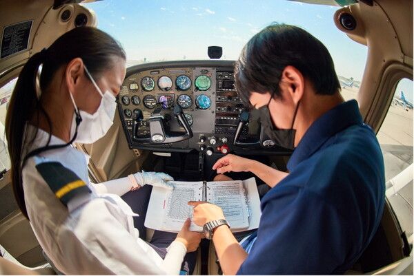 사진=미국 M.I.AIR 비행학교 훈련 장면