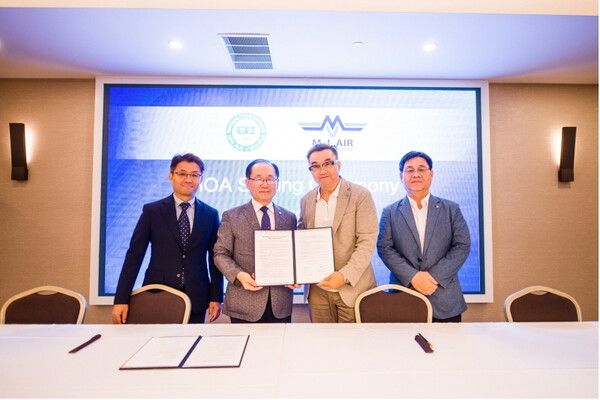 사진=한양사이버대학교 – 미국 M.I.AIR 업무 협약 체결