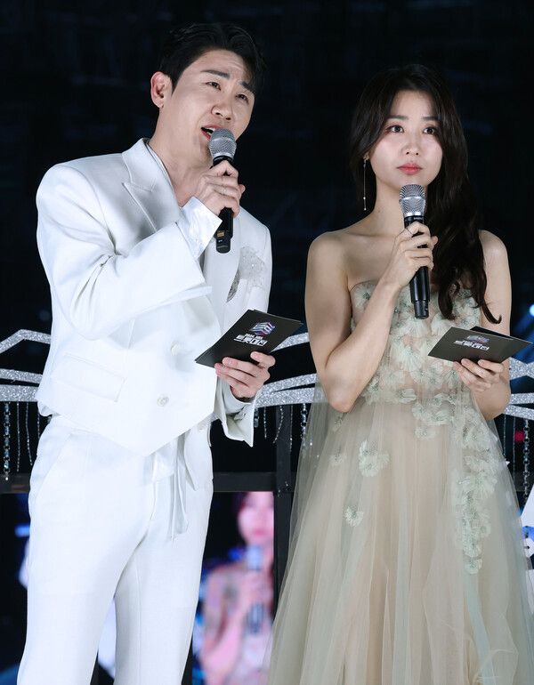 영탁, 박하선. 사진=사진=SBS 트롯대전