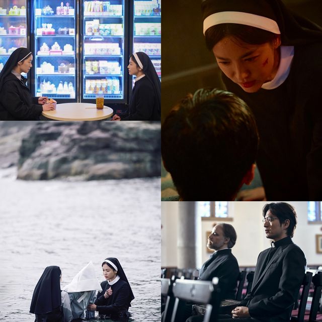 '검은 수녀들' 송혜교, 전여빈, 이진욱, 문우진. 사진=NEW