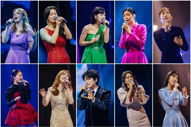 ‘현역가왕’ 결승 진출자 10인. 사진=크레아 스튜디오