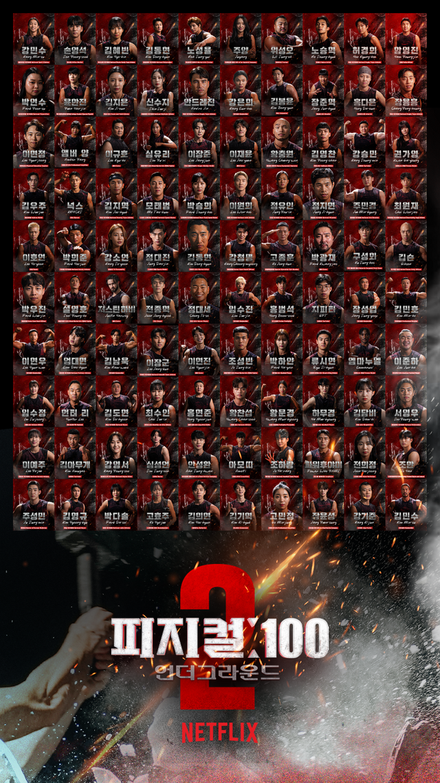 '피지컬: 100 시즌2 – 언더그라운드'. 사진=넷플릭스