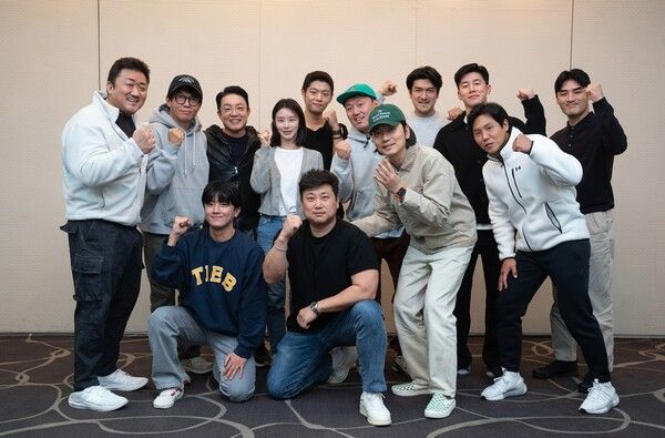 '범죄도시4' 출연진. 사진=에이비오엔터테인먼트