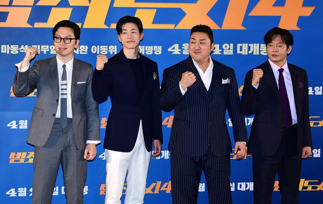 영화 '범죄도시4' 이동휘, 김무열, 마동석, 박지환. 사진=이창열 기자