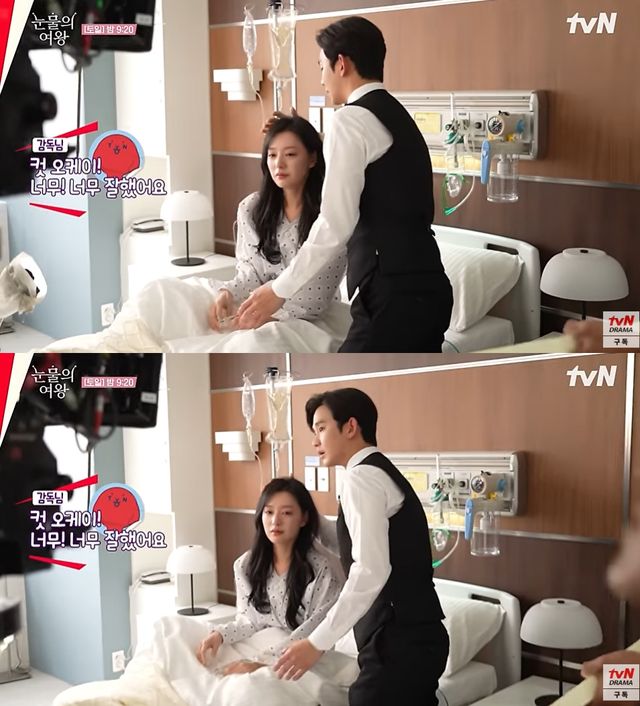 '눈물의 여왕' 메이킹. 사진=tvN 유튜브