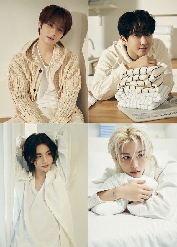 스트레이 키즈 (왼쪽 위부터 시계방향으로) 리노-창빈-필릭스-현진. 사진=JYP엔터테인먼트