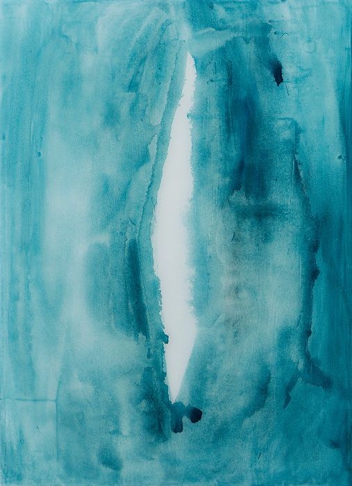 단 하나의 오점_72.7×100×4cm_에폭시 레진_2024