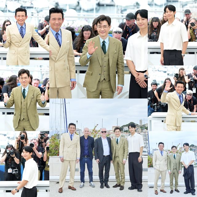 '베테랑2' 황정민, 류승완 감독, 정해인. 사진=CJ ENM/(주)외유내강