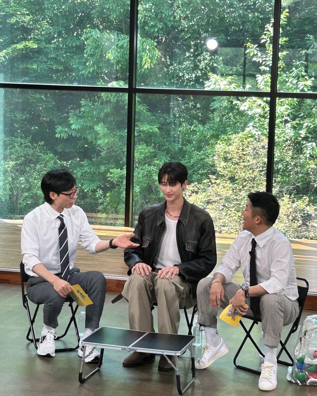 유재석, 변우석, 조세호. 사진=변우석 인스타그램