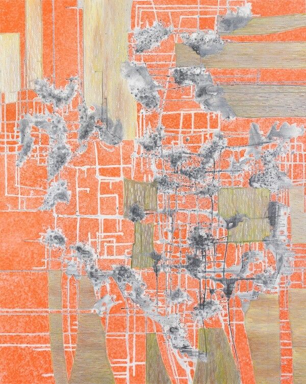 this is THE story_2311, 130.3x162.2cm, mixed media on canvas, 2023