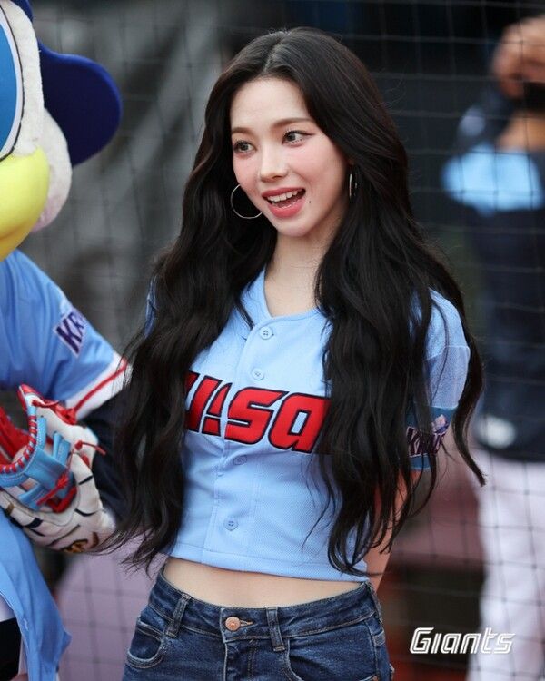 에스파 카리나. 사진=롯데자이언츠