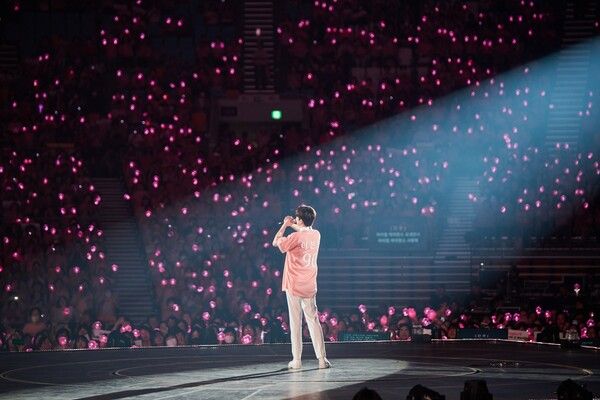 이찬원 닥독 콘서트 '찬가' 공연 모습. 사진=대박기획