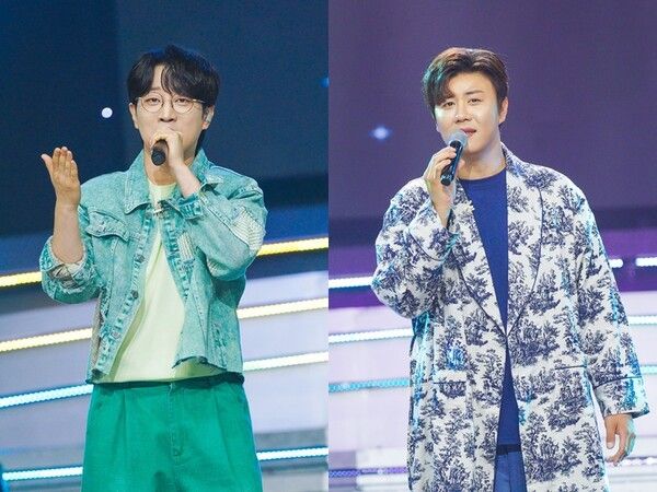 안성훈, 진해성. 사진=미스터로또