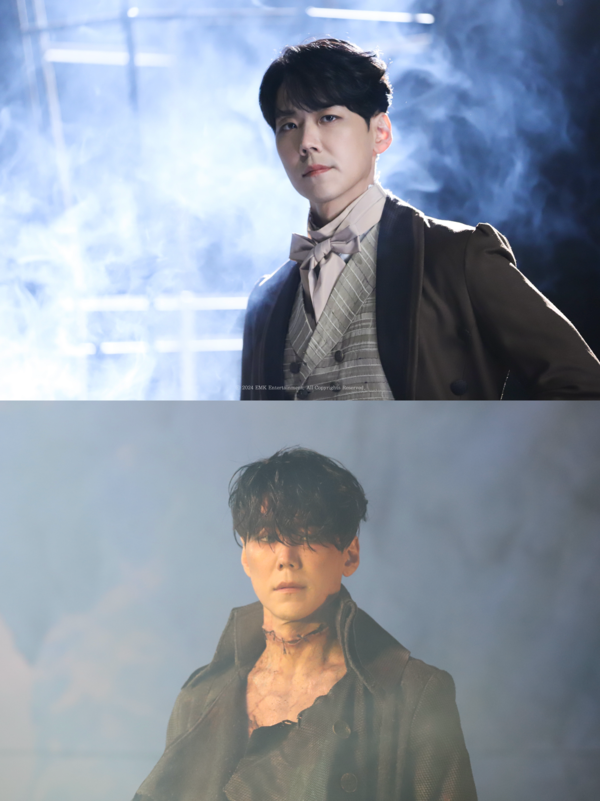 뮤지컬 '프랑켄슈타인' 배우 카이 프로필 비하인드 컷. 사진=EMK뮤지컬컴퍼니