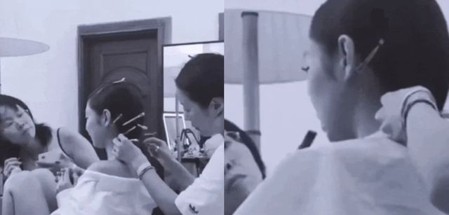 제니 실내 흡연 논란 장면. 사진=온라인 커뮤니티 캡처