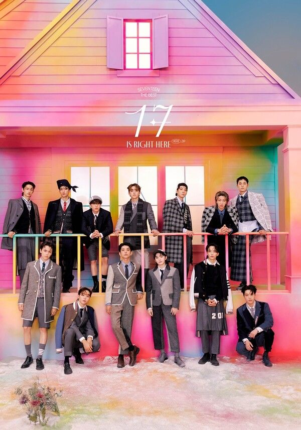 베스트 앨범 ‘17 IS RIGHT HERE’ . 그룹 세븐틴. 사진=플레디스엔터테인먼트