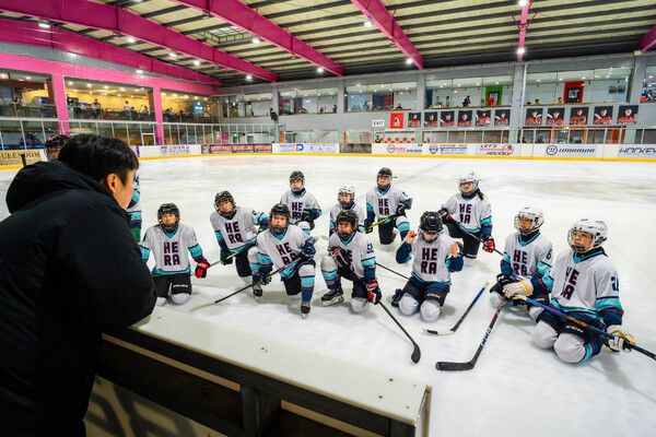 2024 한돈배 여자아이스하키리그에 출전한 헤라 (사진=헤라 제공)