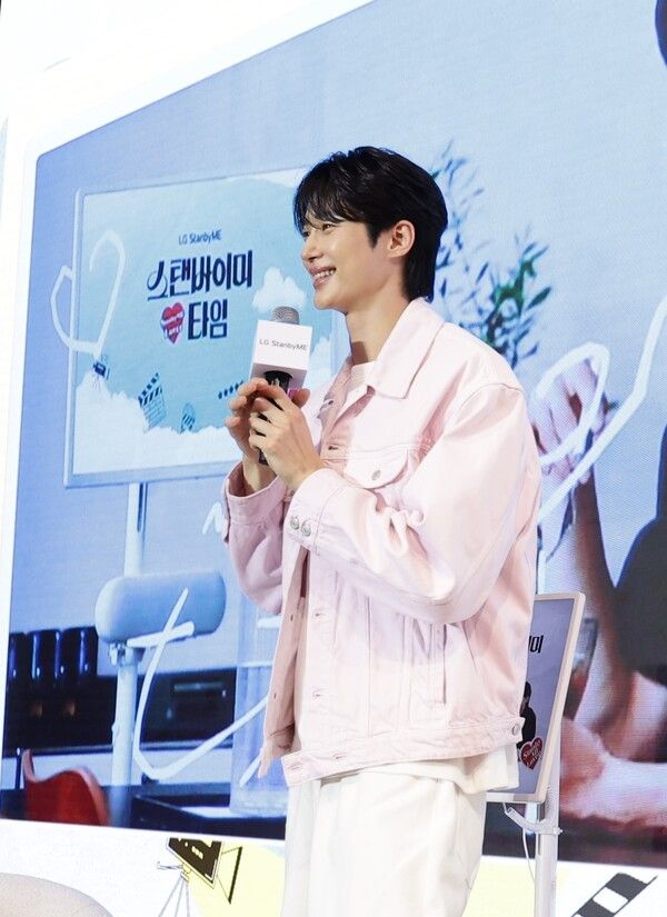 변우석 스탠바이미 타임 행사. 사진=LG전자