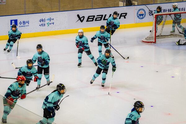 2024 한돈배 여자아이스하키리그에 출전한 헤라 (사진=헤라 제공)