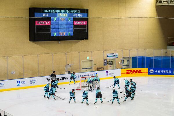 2024 한돈배 여자아이스하키리그에 출전한 헤라 (사진=헤라 제공)
