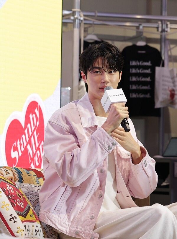 변우석 스탠바이미 타임 행사. 사진=LG전자