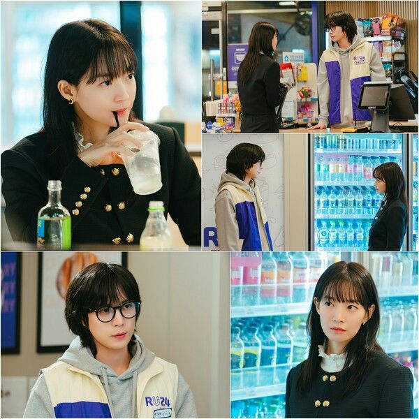 신민아가 ‘손해 보기 싫어서’ 김영대에게 상상을 초월한 제안을 한다. 사진=손해 보기 싫어서