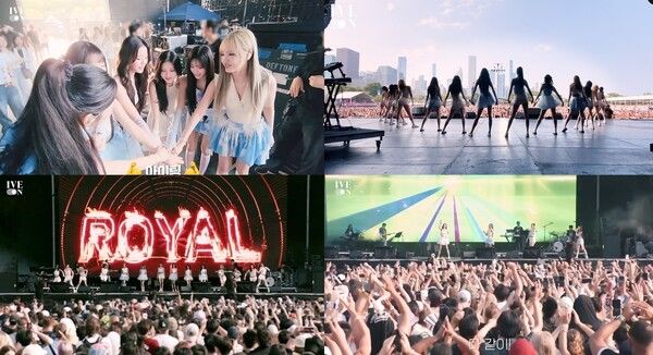 아이브_유튜브 _롤라팔루자_ 비하인드 영상 캡처 이미지. 사진=스타쉽엔터테인먼트