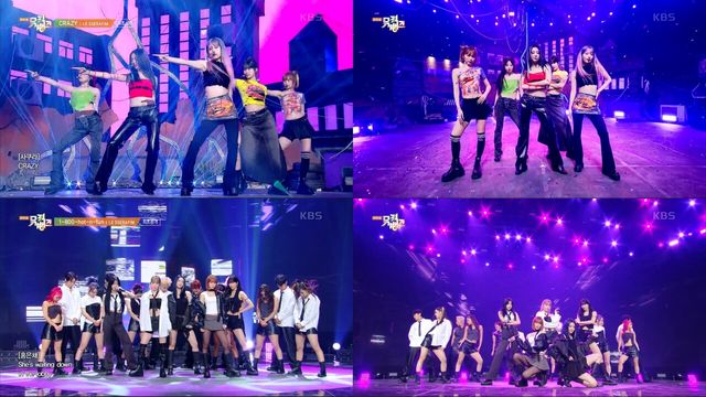 르세라핌 '뮤직뱅크'. 사진=KBS2