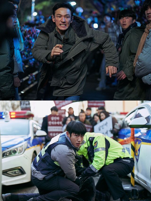 '베테랑2'. 황정민-정해인. 사진=CJ ENM/(주)외유내강