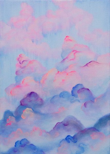 도원경 #8, Acrylic gouache on canvas, 25.8×17.9cm, 2023