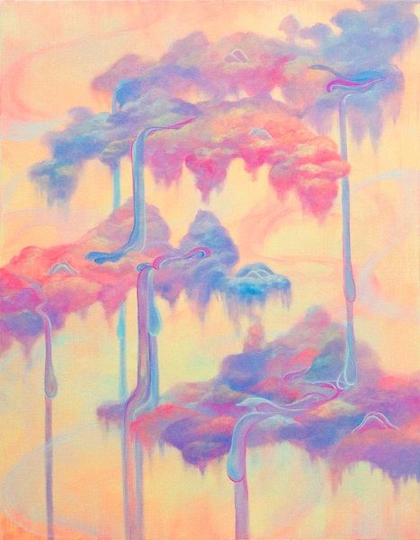 도원경 #5, Acrylic gouache on canvas, 65.1×50.0cm, 2022