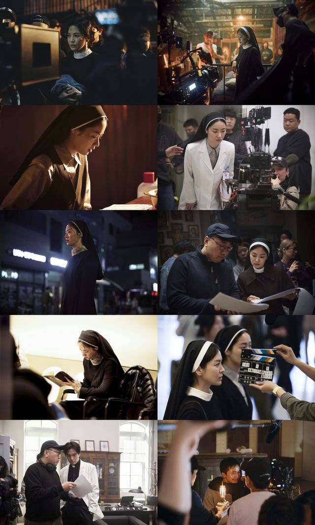 '검은 수녀들' 비하인드. 사진=영화사 집/NEW
