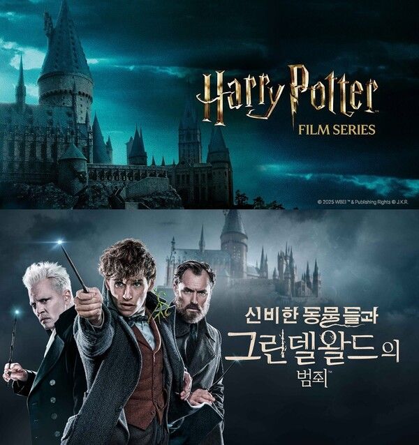 영화 해리포터, 신비한 동물사전 시리즈 이미지_사진=티빙