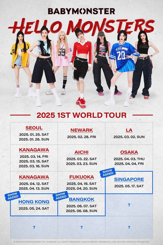 베이비몬스터. 사진=YG