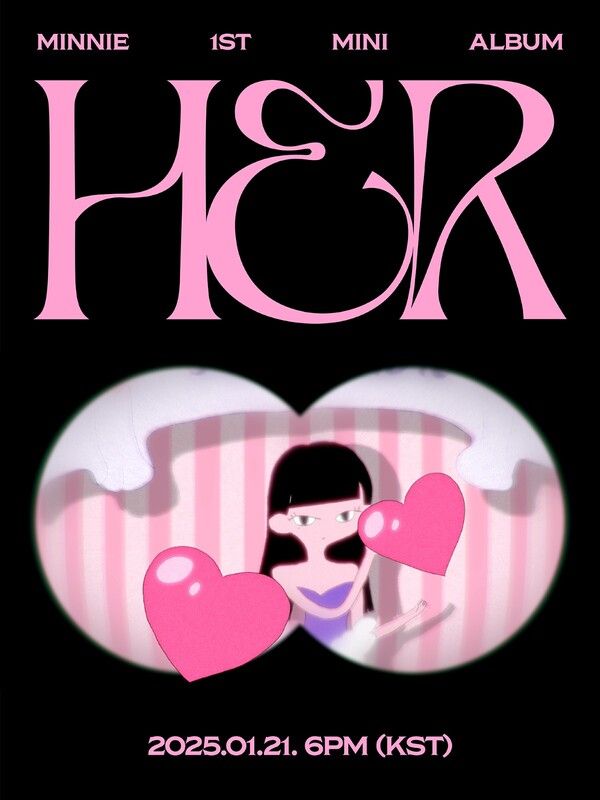 (여자)아이들 민니 미니 1집 [HER] 아트워크 티저. 사진=큐브엔터테인먼트