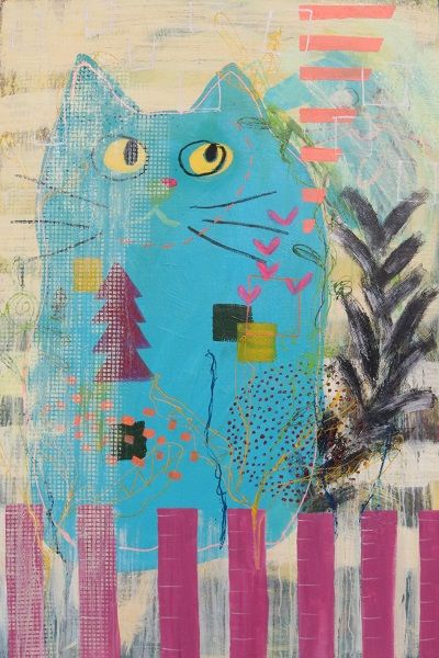 무너진 울타리를 고치자, 캔버스에 아크릴, 193.9×130.3cm, 2024