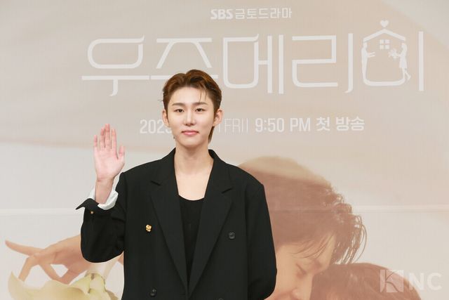 배우 서범준이 10일 오후 2시 서울시 양천구 SBS 목동사옥에서 진행된 SBS 새 금토드라마 ‘우주메리미’(연출 송현욱/극본 이하나) 제작발표회에서 포즈를 취하고 있다. 사진=김규빈 기자