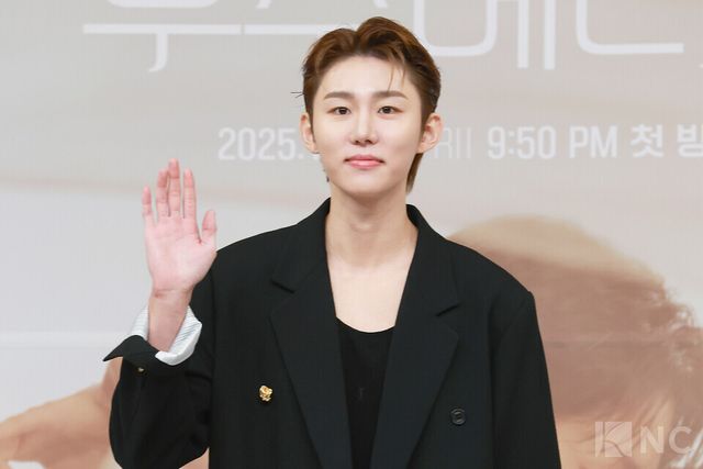 배우 서범준이 10일 오후 2시 서울시 양천구 SBS 목동사옥에서 진행된 SBS 새 금토드라마 ‘우주메리미’(연출 송현욱/극본 이하나) 제작발표회에서 포즈를 취하고 있다. 사진=김규빈 기자